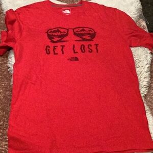 EUC TNF Get Lost tee